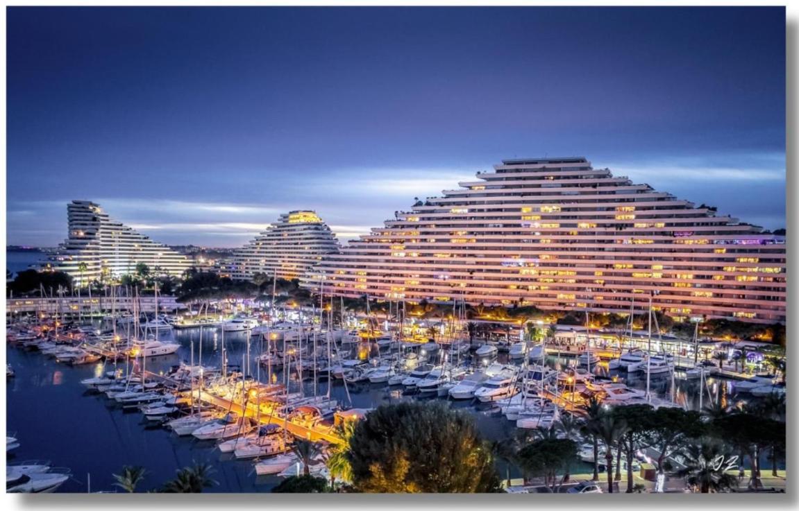 Studio Port Marina - Parking Prive, Climatise Au Ducal Villeneuve-Loubet Exterior foto